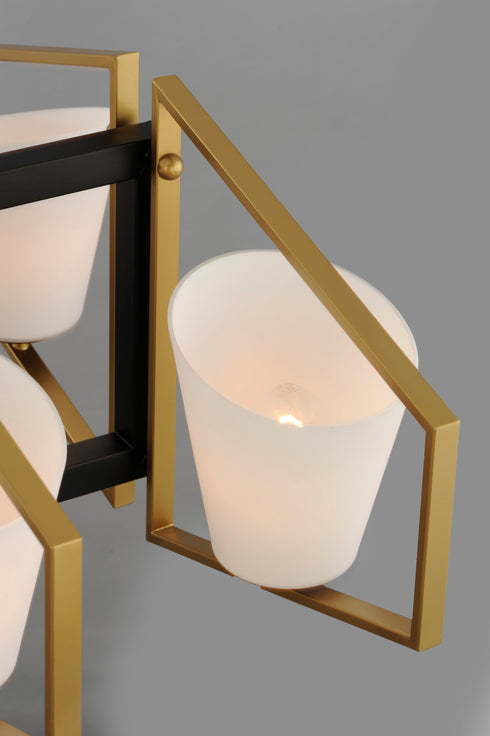 Maxim Oblique Linear Pendant Model: 26358SWGLDBK