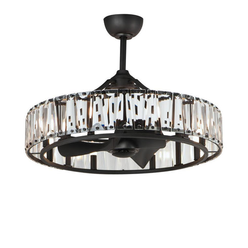 Maxim Odeon 8 Light Wifi Enabled LED Fandelight Model: 61018BK
