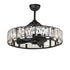 Maxim Odeon 8 Light Wifi Enabled LED Fandelight Model: 61018BK
