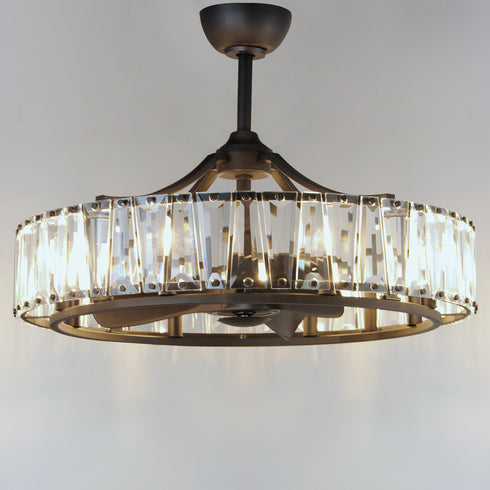 Maxim Odeon 8 Light Wifi Enabled LED Fandelight Model: 61018BK