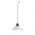 Maxim Oslo 11.75 Inch 1 Light Small Pendant Model: 11410BKWT