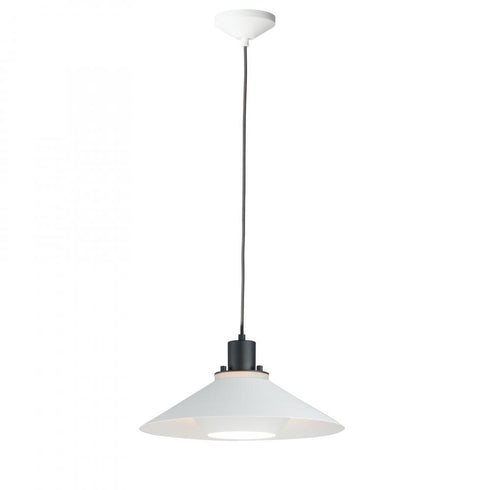 Maxim Oslo 15.75 Inch 1 Light Medium Pendant Model: 11412BKWT