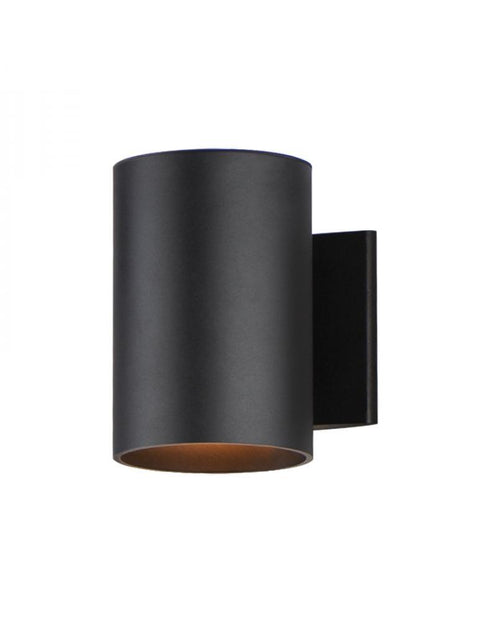 Maxim Outpost 1 Light 7.25 Inch High Outdoor Wall Model: 26101BK
