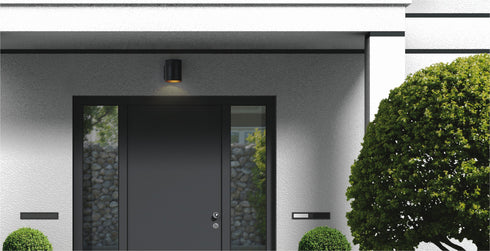 Maxim Outpost 1 Light 7.25 Inch High Outdoor Wall Model: 26101BK