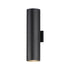 Maxim Outpost 2 Light 22 Inch High LED Outdoor Wall Model: 86405BK