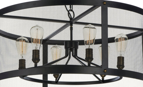 Maxim Palladium Chandelier Model: 20114BKNAB