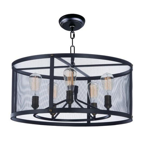 Maxim Palladium Chandelier Model: 20115BKNAB/BUI