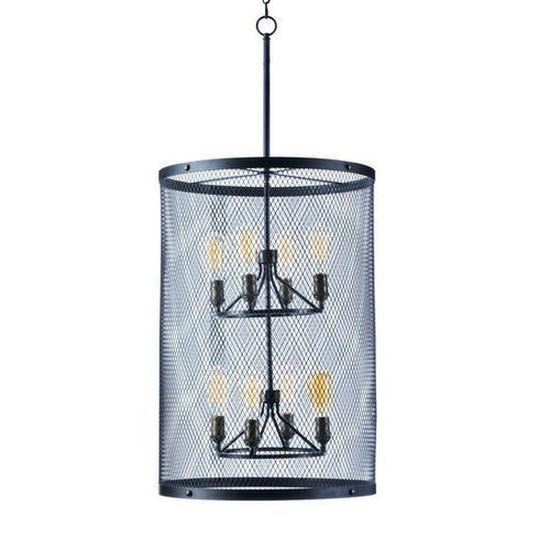 Maxim Palladium Chandelier Model: 20117BKNAB/BUI