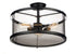 Maxim Palladium Semi Flush Mount Model: 20110BKNAB/BUI