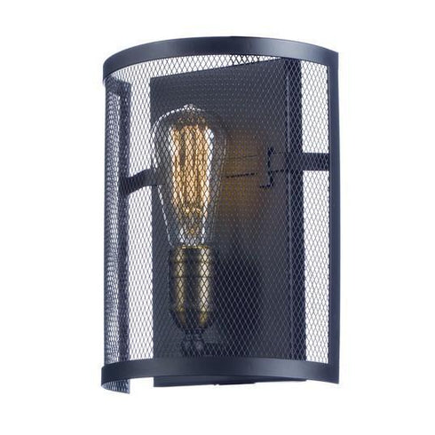 Maxim Palladium Wall Sconce Model: 20112BKNAB/BUI