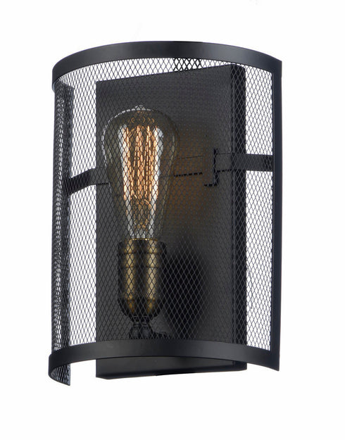 Maxim Palladium Wall Sconce Model: 20112BKNAB/BUI