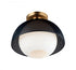 Maxim Perf 1 Light Flush Mount Model: 10083WTBKSBR