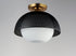 Maxim Perf 1 Light Flush Mount Model: 10083WTBKSBR