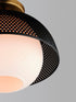 Maxim Perf 1 Light Flush Mount Model: 10083WTBKSBR