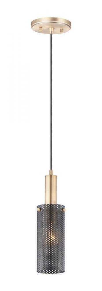 Maxim Perf 1 Light Mini Pendant Model: 10081BKSBR