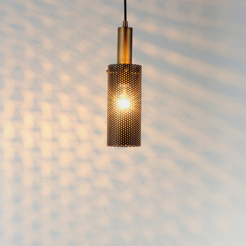 Maxim Perf 1 Light Mini Pendant Model: 10081BKSBR