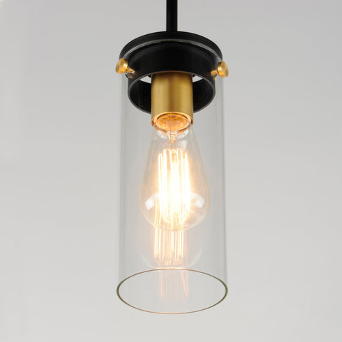 Maxim Pinn Mini Pendant Model: 12406CLBKSBR