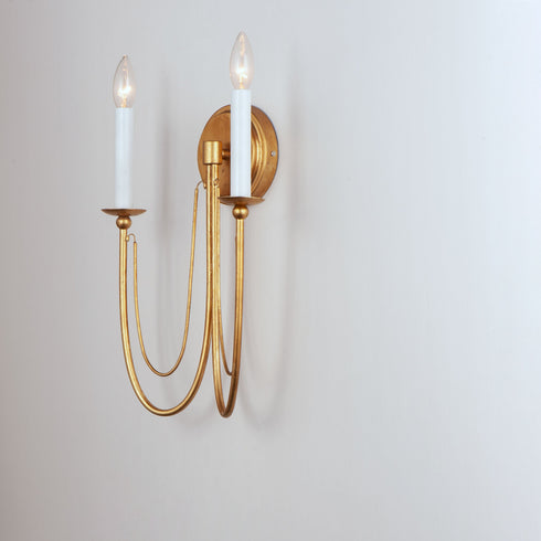 Maxim Plumette 2 Light Wall Sconce Model: 12161CHB