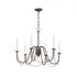 Maxim Plumette 6 Light Chandelier Model: 12166CHB