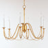 Maxim Plumette 6 Light Chandelier Model: 12166CHB