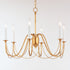Maxim Plumette 6 Light Chandelier Model: 12166CHB
