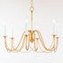 Maxim Plumette 6 Light Chandelier Model: 12166CHB