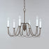 Maxim Plumette 6 Light Chandelier Model: 12166CHB