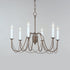Maxim Plumette 6 Light Chandelier Model: 12166CHB