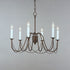 Maxim Plumette 6 Light Chandelier Model: 12166CHB