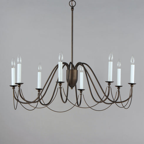Maxim Plumette 8 Light Chandelier Model: 12168CHB