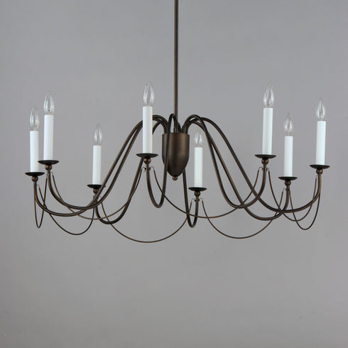 Maxim Plumette 8 Light Chandelier Model: 12168CHB