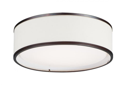 Maxim Prime 20 Inch Wide LED Flush Mount 120 277v Model: 10233OMOI