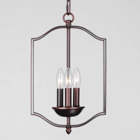 Maxim Provident 3 Light Chandelier Model: 10035BK