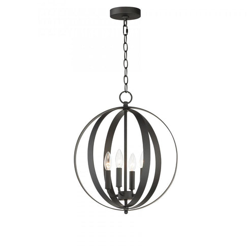 Maxim Provident 4 Light Chandelier Model: 10031BK