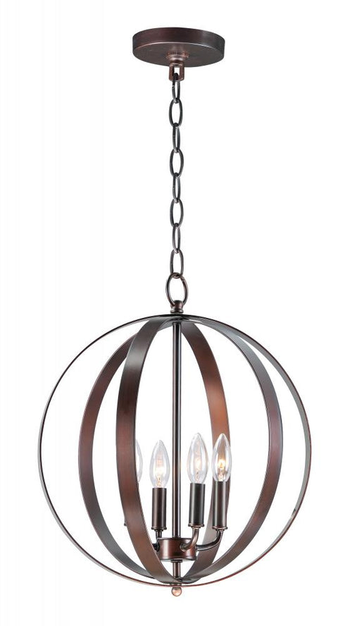 Maxim Provident 4 Light Chandelier Model: 10031BK