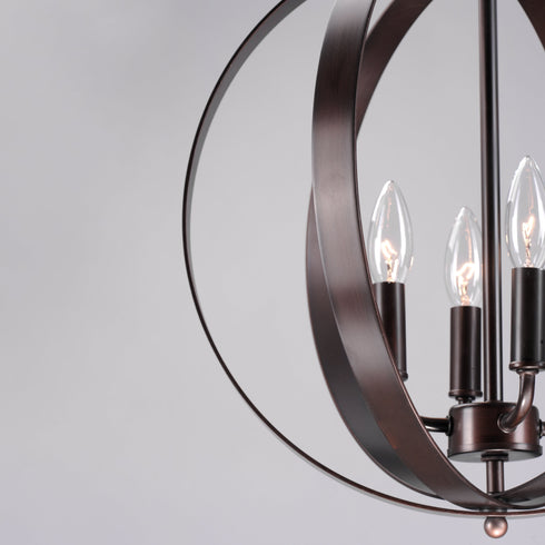Maxim Provident 4 Light Chandelier Model: 10031BK