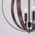 Maxim Provident 4 Light Chandelier Model: 10031BK