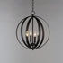 Maxim Provident 4 Light Chandelier Model: 10031BK