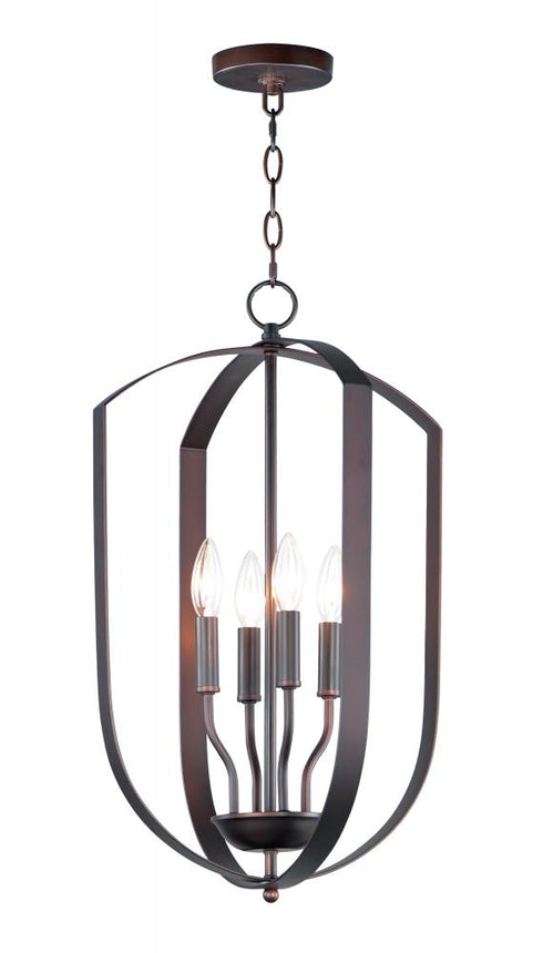 Maxim Provident 4 Light Chandelier Model: 10034BK