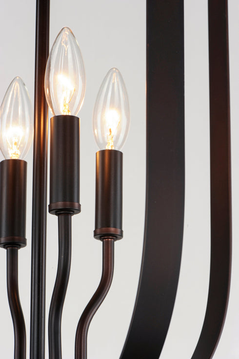 Maxim Provident 4 Light Chandelier Model: 10034BK