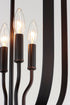 Maxim Provident 4 Light Chandelier Model: 10034BK