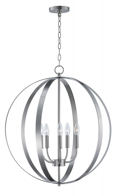 Maxim Provident 5 Light Chandelier Model: 10032BK