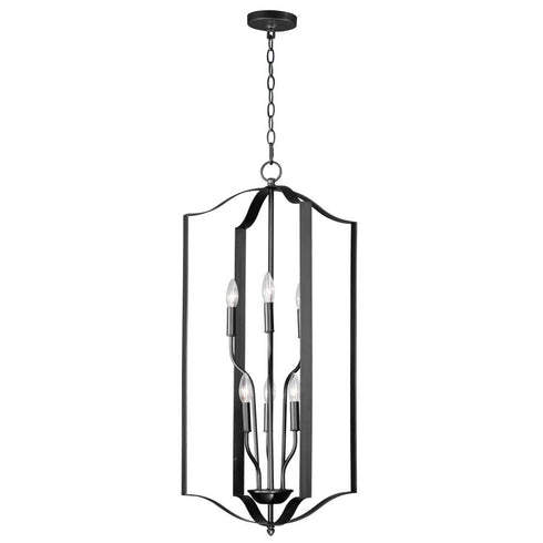 Maxim Provident 6 Light Chandelier Model: 10038BK