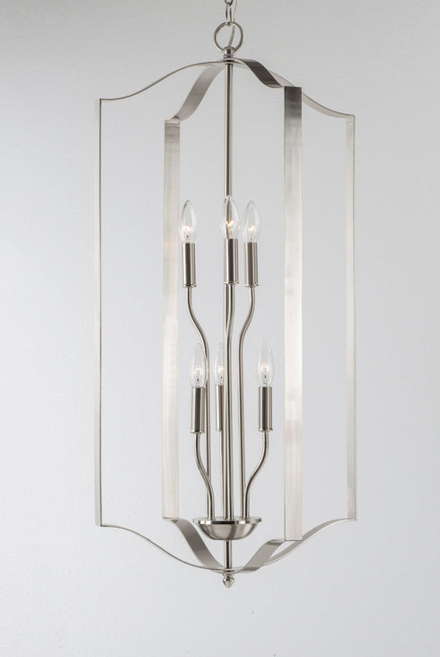 Maxim Provident 6 Light Chandelier Model: 10038BK