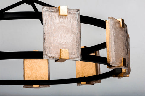 Maxim Radiant 9 Light LED Chandelier Model: 39535CYBKGL