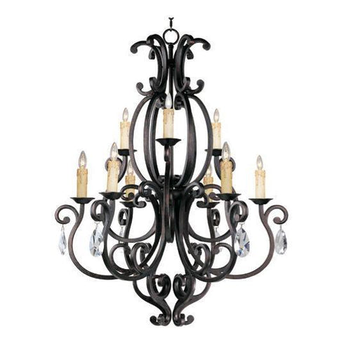 Maxim Richmond Multi Tier Chandelier Model: 31006CU/CRY083/SHD62