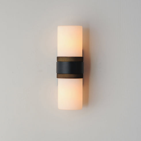 Maxim Ruffles Outdoor Wall Mount Model: 32651SWBKAB