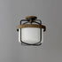 Maxim Ruffles Semi Flush Mount Model: 32650SWBKAB