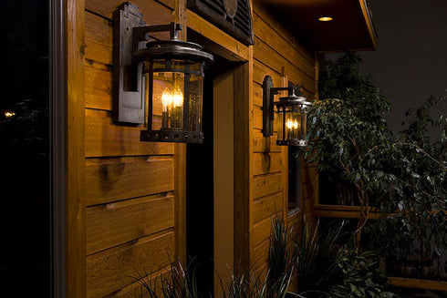Maxim Santa Barbara Vx 3 Light Outdoor Wall Lantern Model: 40034CDSE