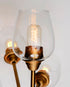 Maxim Savvy 3 Light Wall Sconce Model: 26341CLABBK